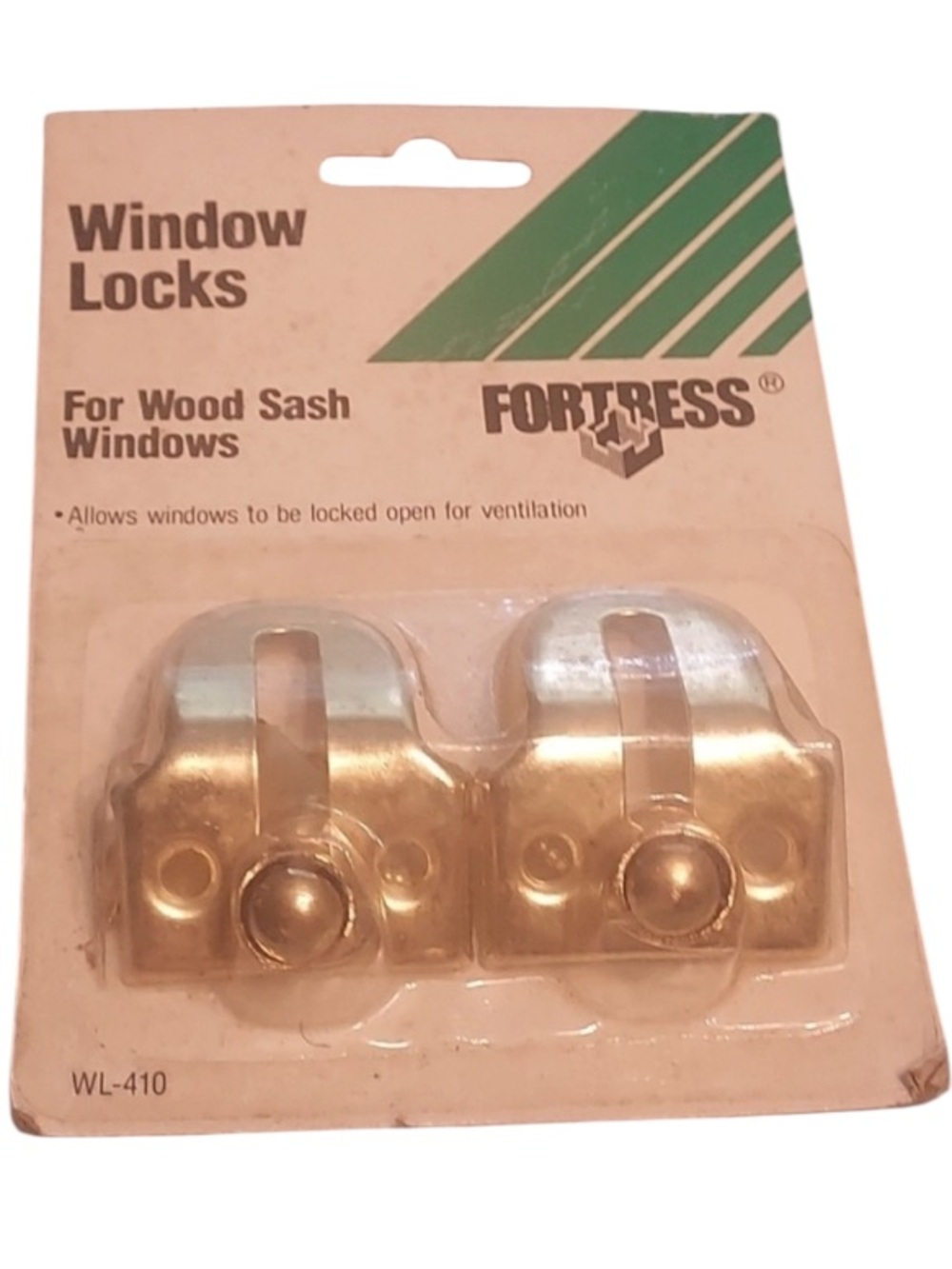 VINTAGE Window Vent Locks for Wood Sash Windows Brass Plate